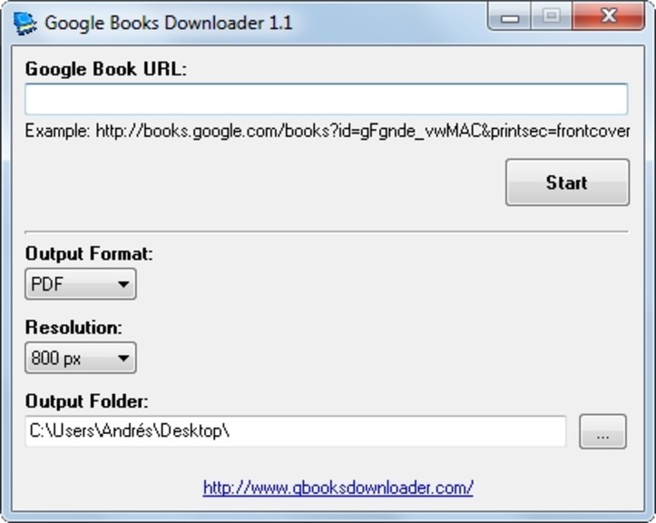 Google Books Downloader - Download for Windows
