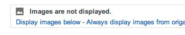Gmail not showing images