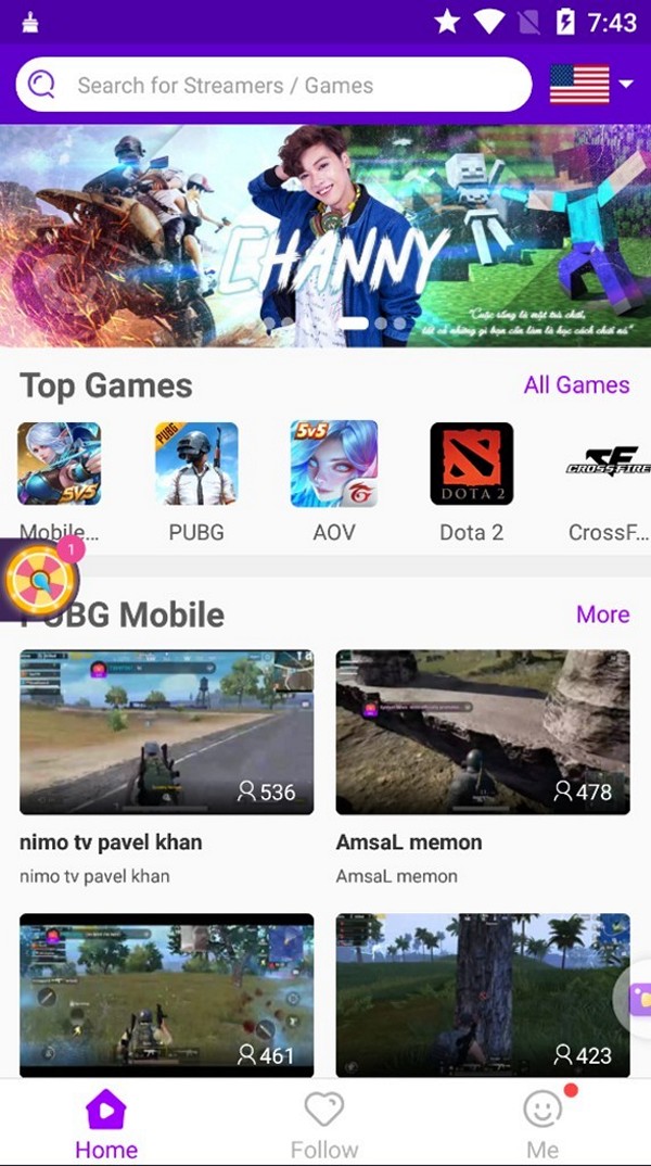 Nimo TV - Old version for Android - 333download.com